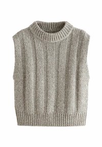 Next SLEEVELESS CHUNKY REGULAR FIT - Pulóver - grey