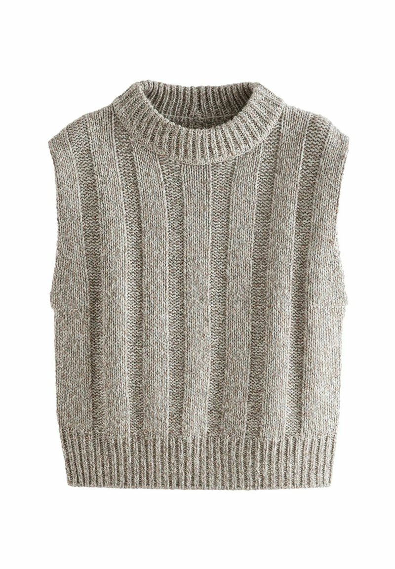 Next SLEEVELESS CHUNKY REGULAR FIT - Pulóver - grey