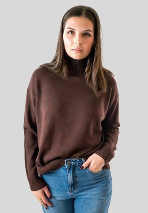 RISKE  - Sweater - chocolate