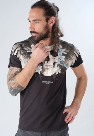 DEELUXE BEBACK - T-shirt print - gris