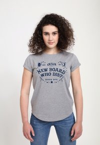 Henry Tiger OUIJA BOARD NEW BOARD - Triko s potiskem - melange grey