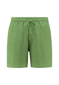 OSCAR WAFFLE STRUCTURE - Shorts - light olive green