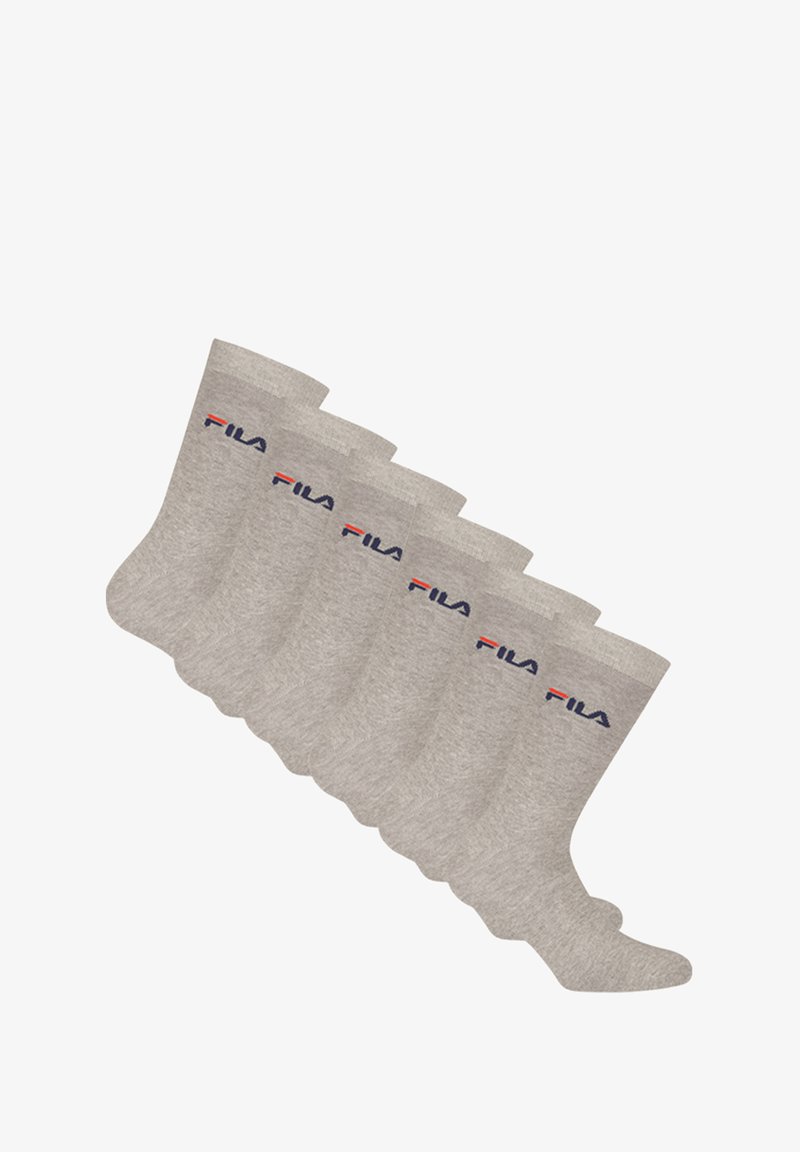 Fila UNISEX 6ER PACK - STRÜMPFE, STREET, LIFESYLE - Calcetines de deporte - grau