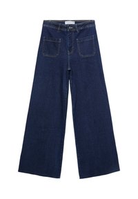 WITH POCKETS - Jean droit - dark blue