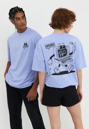 YOURTURN UNISEX - Μπλουζάκι με στάμπα - light blue