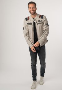 Mauritius Leren jas - offwhite ii