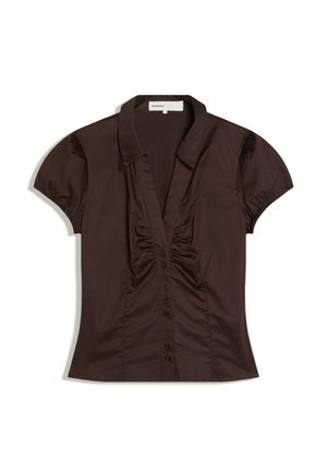 Bershka, SHIRT 01337710 - Chemisier - dark brown