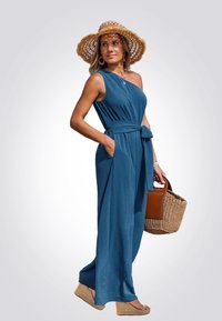 Cupshe ONE SHOULDER WAIST TIE  - Combinaison - dark blue
