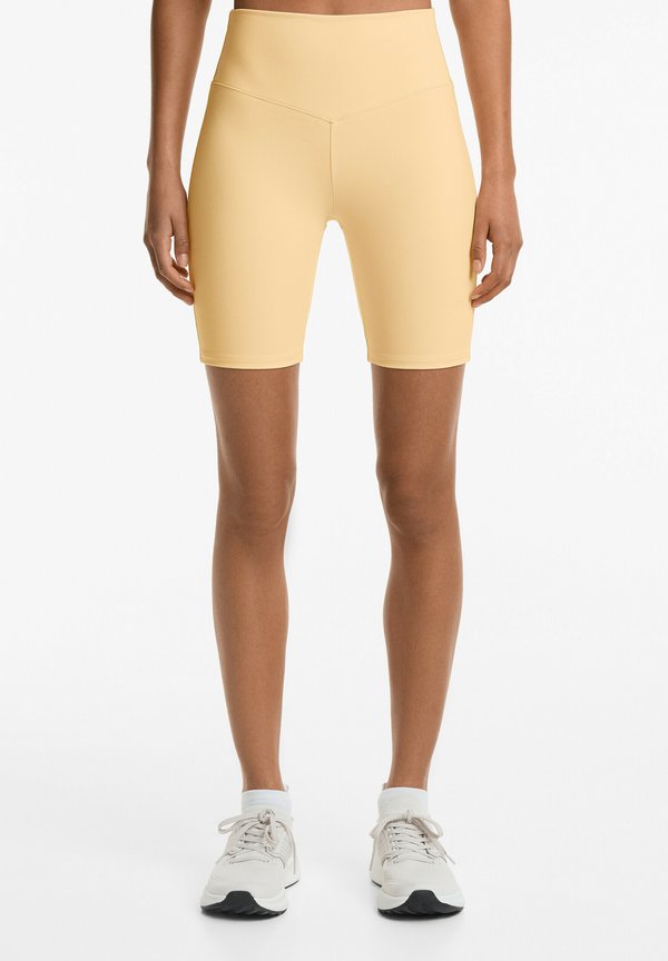 POLYAMIDE COTTONY HANDFEEL HIGH RISE 20cm BIKER - Tights