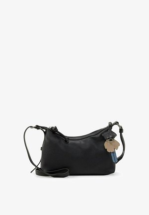 TOM TAILOR, TOM TAILOR BAGS TTARTEMISA S UMHÄNGETASCHE MIT ANHÄNGER - Sac bandoulière - schwarz black