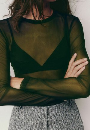 T-shirt à manches longues - black