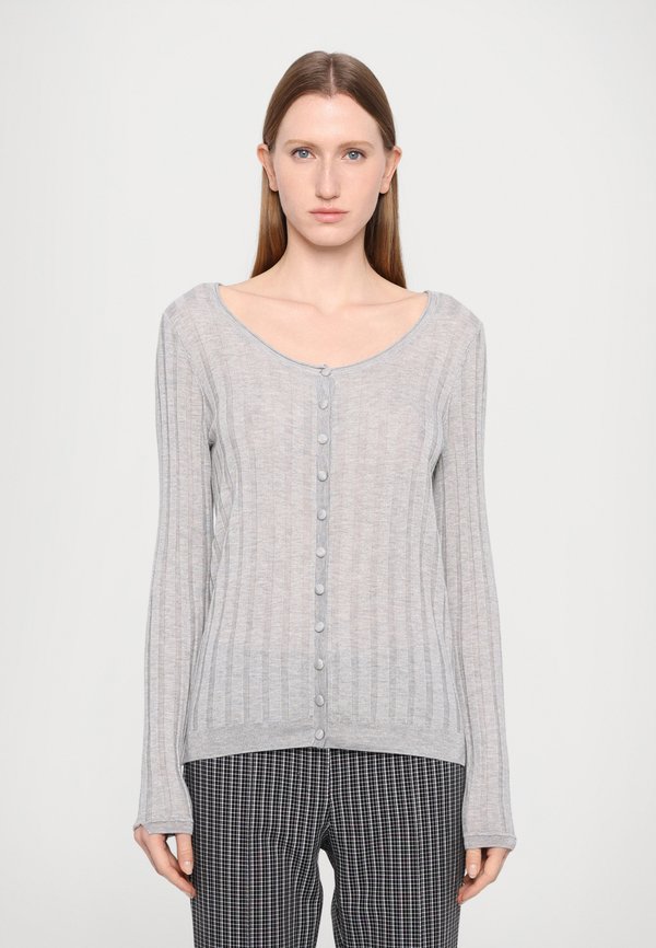 HATTIE CARDIGAN - Cardigan - foggy