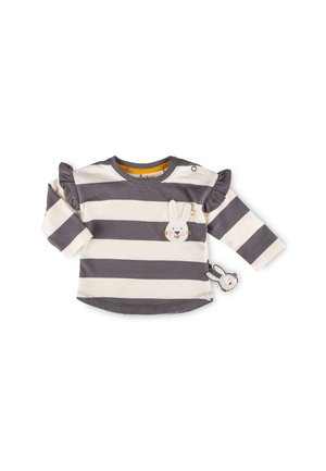 sigikid, SIGIKID LANGARMSHIRT SCHNEEHASE - Long sleeved top - weiß grau