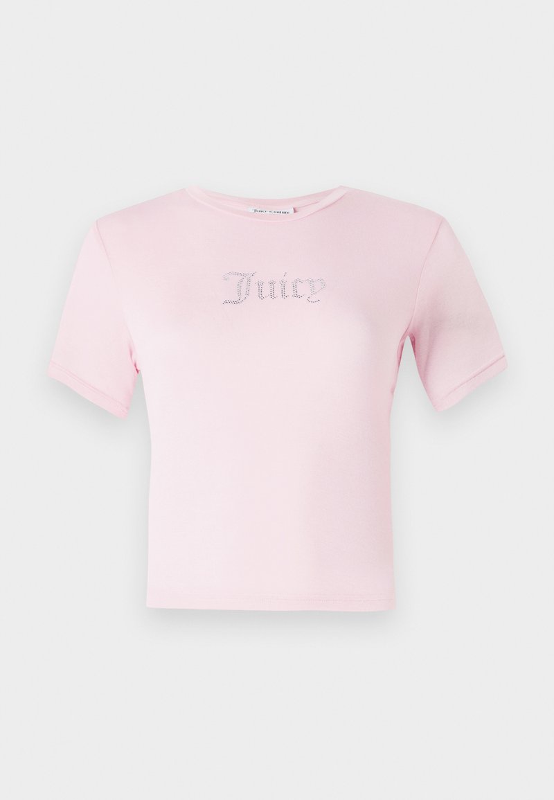 Juicy Couture T-shirt print donkerroze