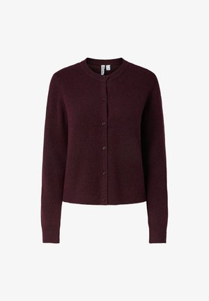 Pieces, PCMALOU LS KNIT CARDIGAN NOOS BC - Chaqueta de punto - winetasting