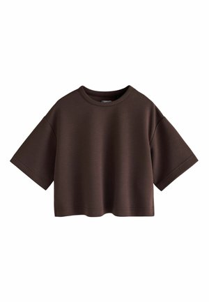 Next, REGULAR FIT - SUPERSOFT OVERSIZED BOXY T-SHIRT . - T-Shirt basic - chocolate brown