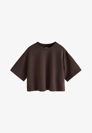 Next, REGULAR FIT - SUPERSOFT OVERSIZED BOXY T-SHIRT . - T-Shirt basic - chocolate brown