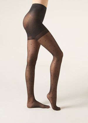 Calzedonia TOTAL SHAPING - Strumpfhose - black
