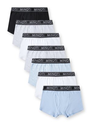 7 PACK  - Shorty - white grey black blue
