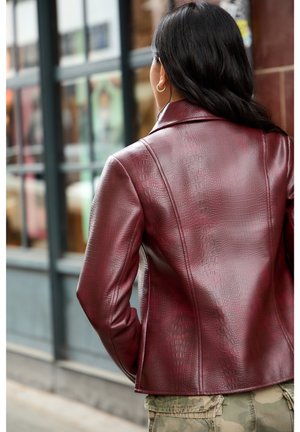 Veste en similicuir - red