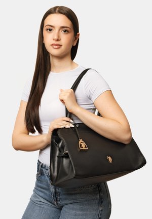 U.S. Polo Assn., U.S. POLO ASSN. TASCHE JONES LARGE DOUBLE HANDLE BAG. - Handtasche - black