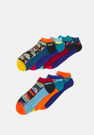 JACSUMMER THING SHORT SOCK 7 PACK - Strumpor - teal blue/persimmon orange