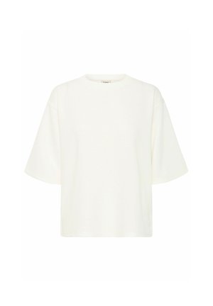 Fransa FRAURORA PU 1 - T-shirts basic - whisper white