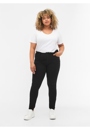 Zizzi LONG AMY - Jeans Slim Fit - black