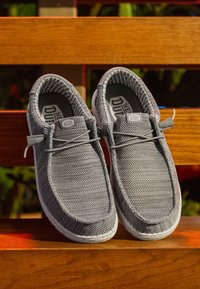 HEYDUDE Wally Stretch Sox - Slip-On Schuhe - Sportlicher Schnürer - grey