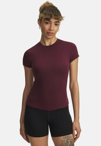 SHORT-SLEEVES MERIDIAN CORE  - Sports T-shirt - dark maroon