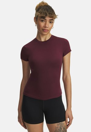 Under Armour SHORT-SLEEVES MERIDIAN CORE  - Sports T-shirt - dark maroon