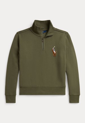 Polo Ralph Lauren, QUARTER-ZIP FLEECE PULLOVER 7-14Y - Športni pulover - cruise olive