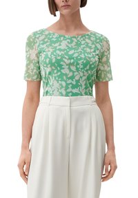 s.Oliver BLACK LABEL MIT HALBLANGEN ÄRMELN - Bluse - hellgrün