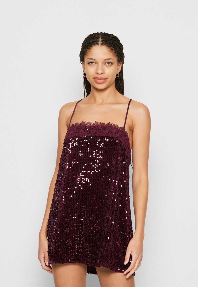 Free People THAT GIRL Robe de soirée fig jam/framboise ZALANDO.FR