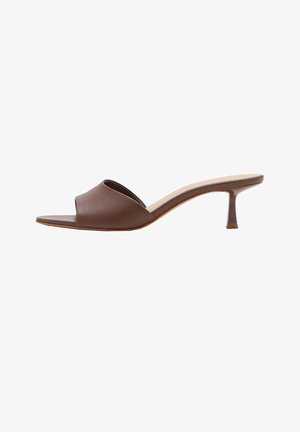 Mango, ADULT - Natikače na petu - dark brown