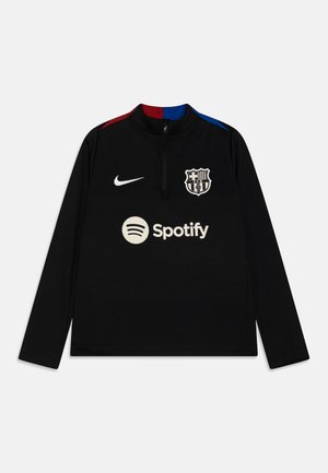 FC BARCELONA DF DRILL UNISEX - Klubska moštva - black/noble red/light orewood brown