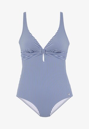 Maillot de bain - hellblau/weiß