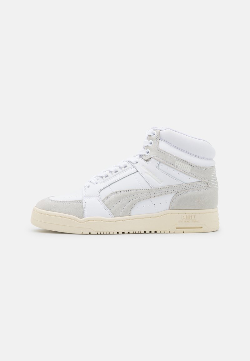 Puma SLIPSTREAM MID HERITAGE UNISEX - Sapatilhas de cano alto - white/pristine