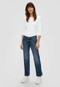 s.Oliver Langarmshirt - weiß