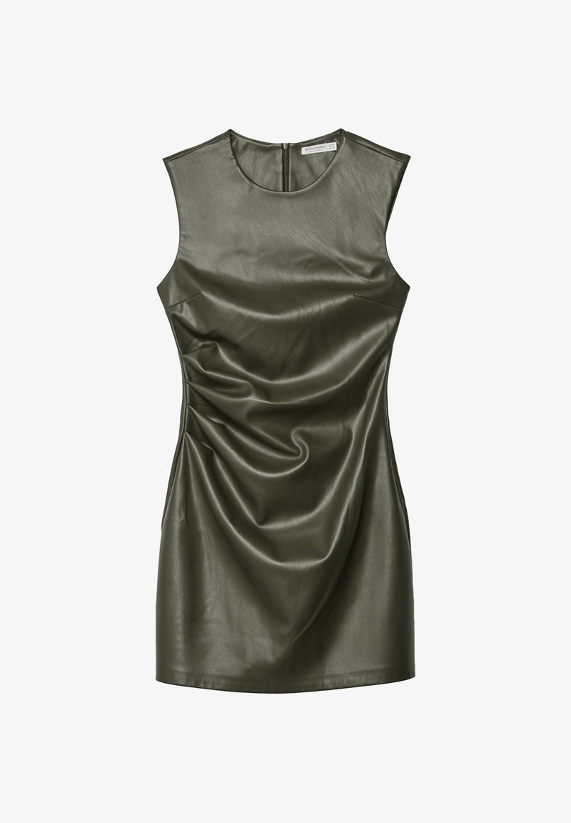 Stradivarius SHORT EFFECT - Shift dress - green - Zalando Stradivarius SHORT EFFECT - Shift dress - green - Zalando