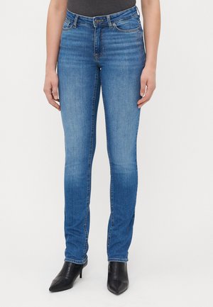 ONLSUI MID RHINESTONE - Blugi slim fit - medium blue denim