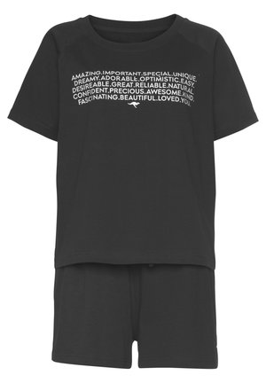 VD SLOGAN - Nachtwäsche Set - black
