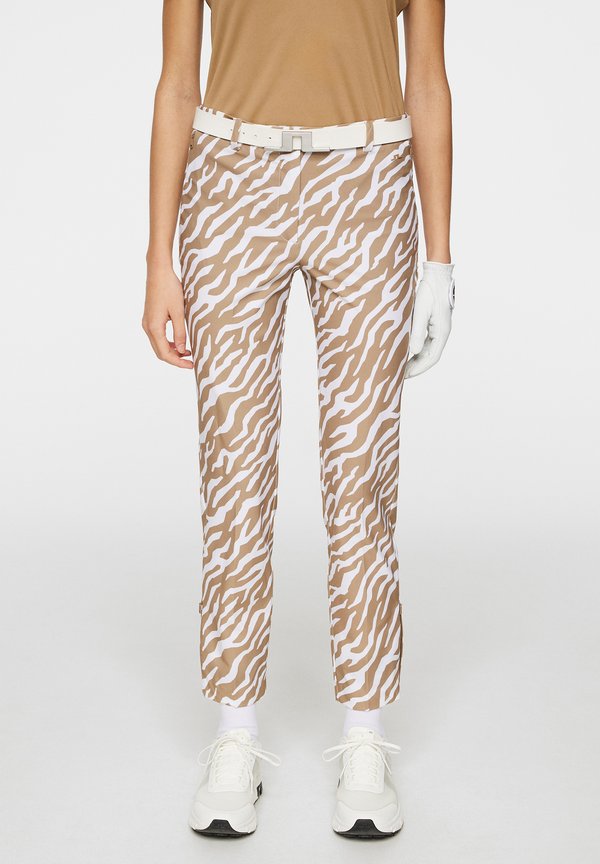 PIA PRINT - Trousers - tigers eye
