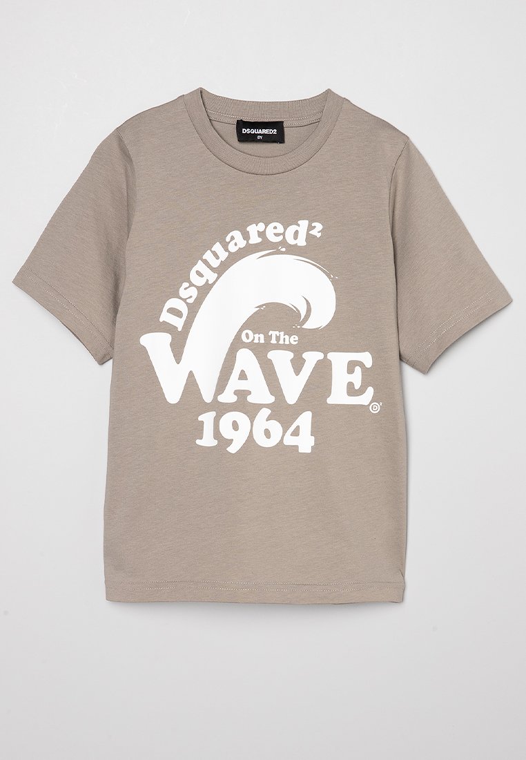 Dsquared2 T-shirt print taupe Dsquared2 T-shirt print taupe