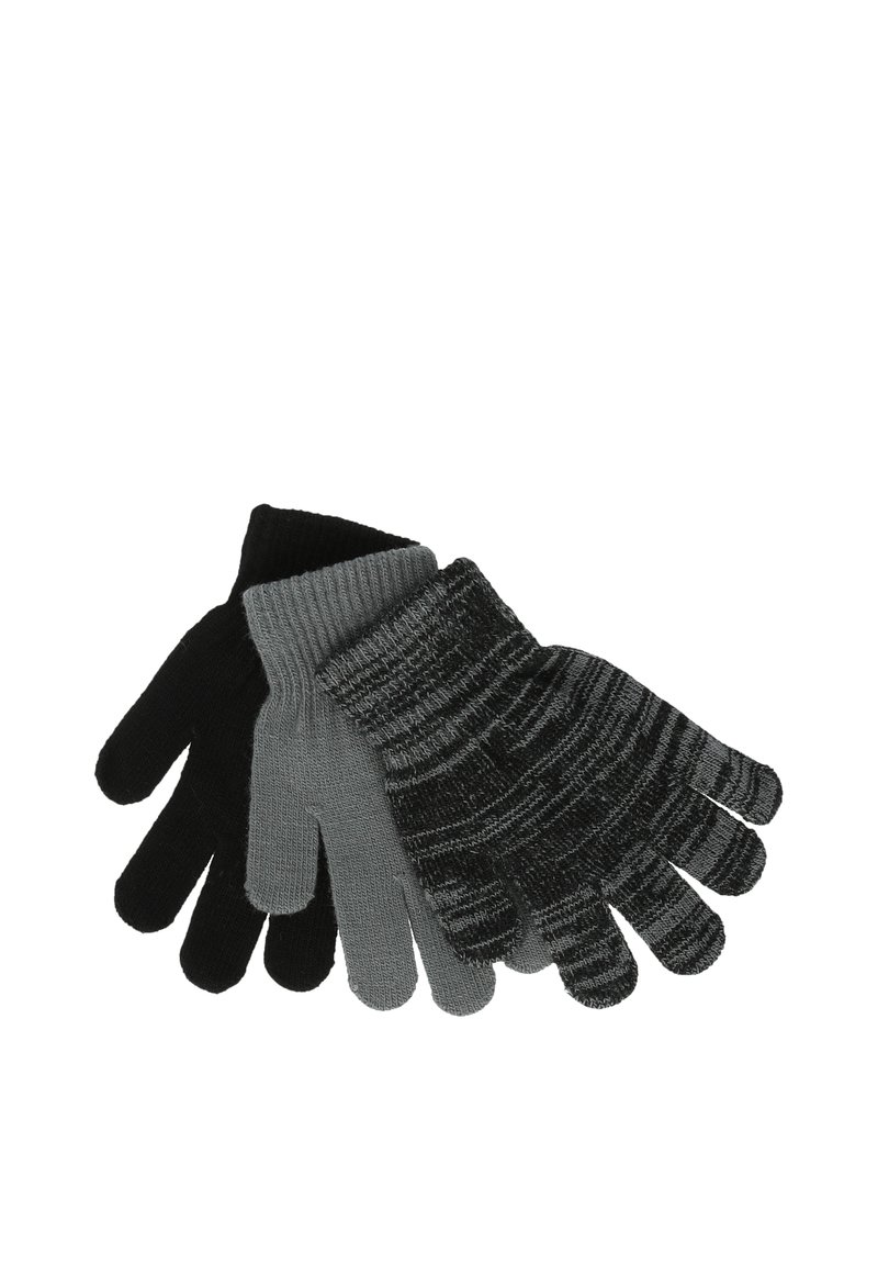 ZIGZAG NECKAR 3 PACK - Guanti - black