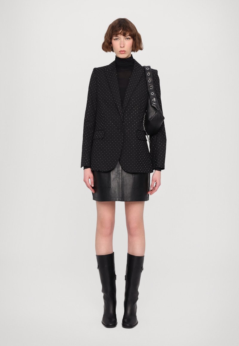 Jupe Noire Zadig & Voltaire Taille 36 (T-S) - Neuve Avec Étiquettes, Coupe Moulante