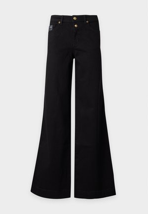 Versace Jeans Couture, WIDE LEG STELLA - Jean coupe décontractée - black