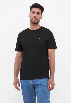 TREESHIRT - Basic T-shirt - schwarz