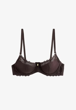 Next, PAD BALCONY FIT - SMOOTHING LACE BRA - Tugitraadiga rinnahoidja - chocolate brown