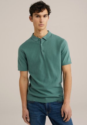 Poloshirt - green blue